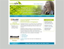 Tablet Screenshot of bridgespeak.com